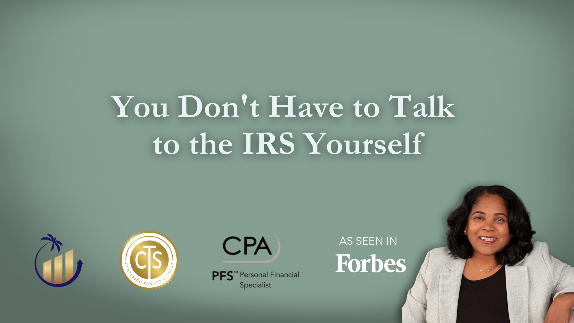 Four-step flow chart: sign Form 2848, we take the IRS calls, records pulled, plan set before October 15.